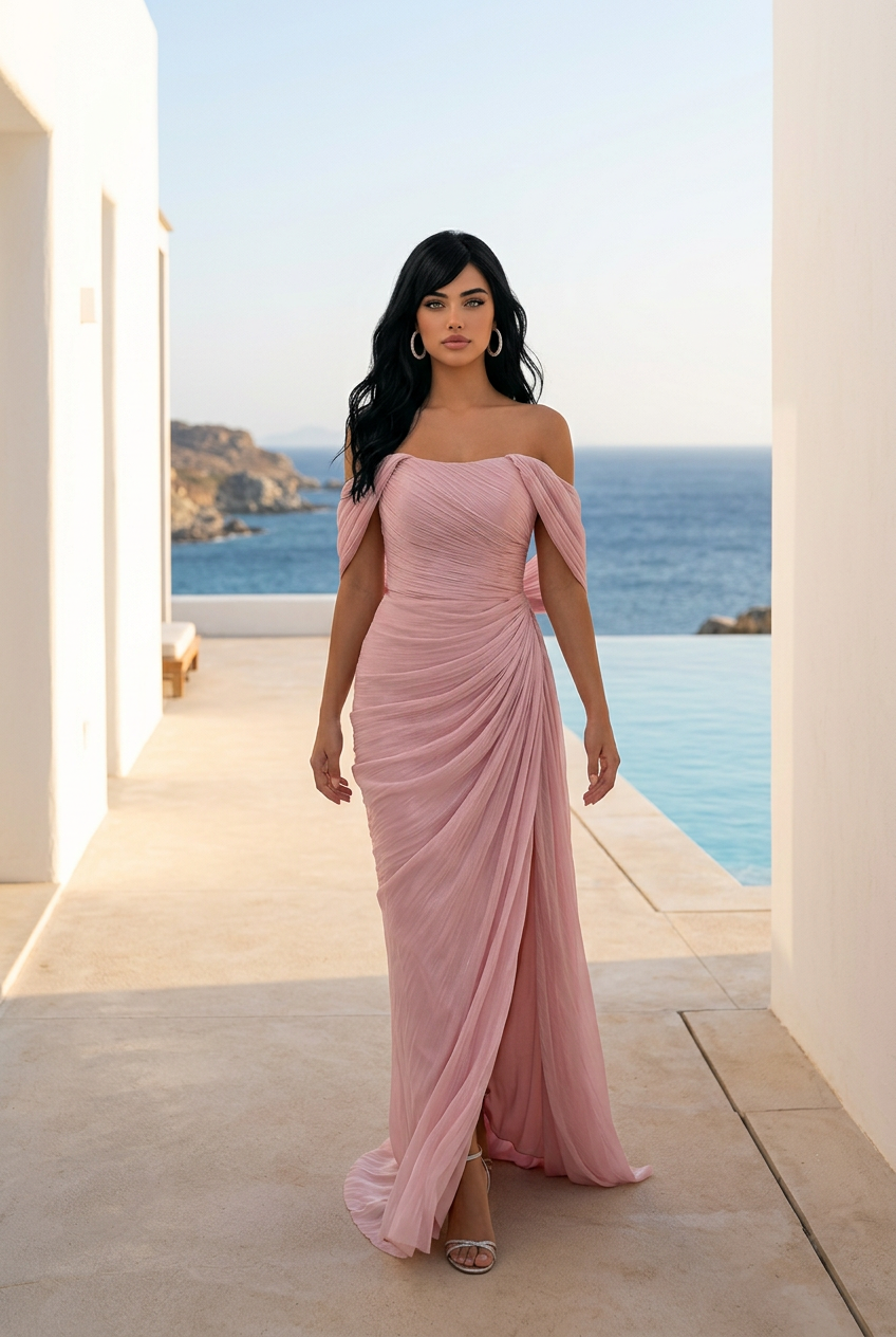 Pink organza