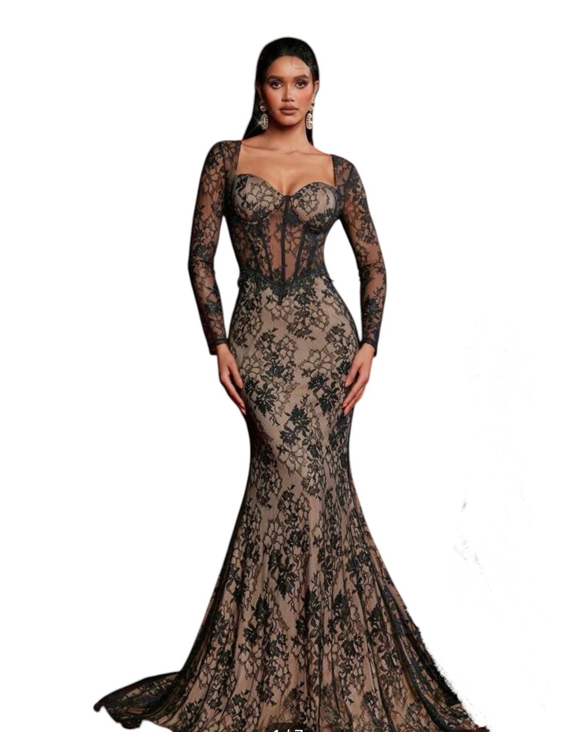 The lace mermaid