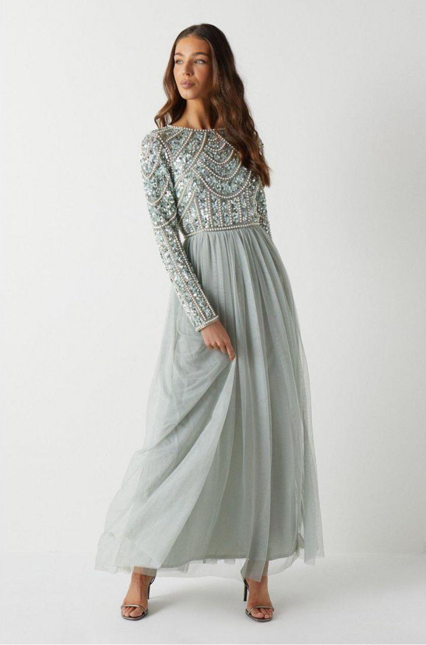 Vintage pearl dress