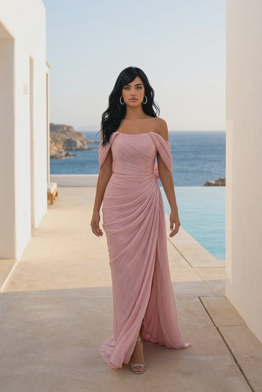 Pink organza
