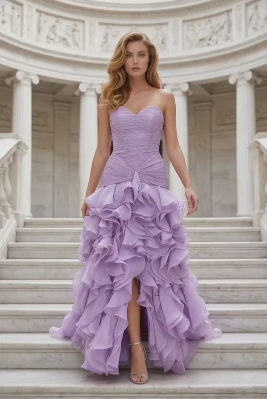 Organza ruffle